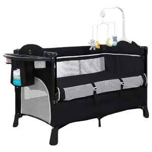 Teknum 4-in-1 Baby Bedside Co-Sleeper Bassinet - Black
