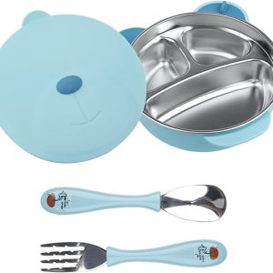 MOTIM Stainless Steel Baby Feeding Bowl