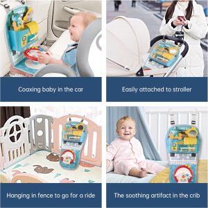 Caterbee Car Seat Toy with steering wheel
