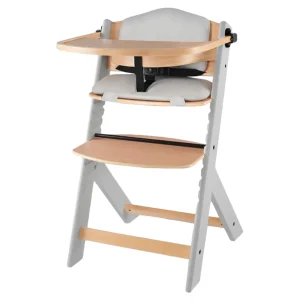Kinderkraft Enock Highchair With Pillow - Grey