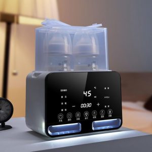 YUMA 9-in-1 Baby Bottle Warmer Milk Bottle Sterilizer with LCD Display, Fast Baby Food Heating & Defrost, BPA-Free, 48H Thermostat,Accurate Temperature Control for Breastmilk or Formula Warmer