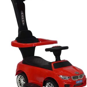 Push Car Lovely Baby LB 473HC 3 in 1 Push Car - Convertible Toddler Ride On Toy with Adjustable Handle and Removable Canopy, Suitable for Indoor and Outdoor Use