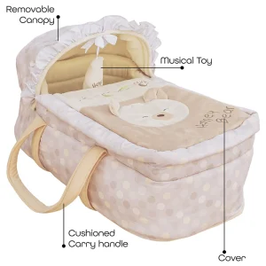 Moon Honey Bear Carrycot / Portable Baby Bassinet (0+)