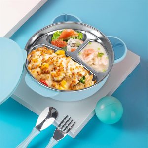 MOTIM Stainless Steel Baby Feeding Set