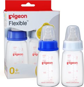 Pigeon Flexible Nursing Baby Feeding Bottle for Newborn